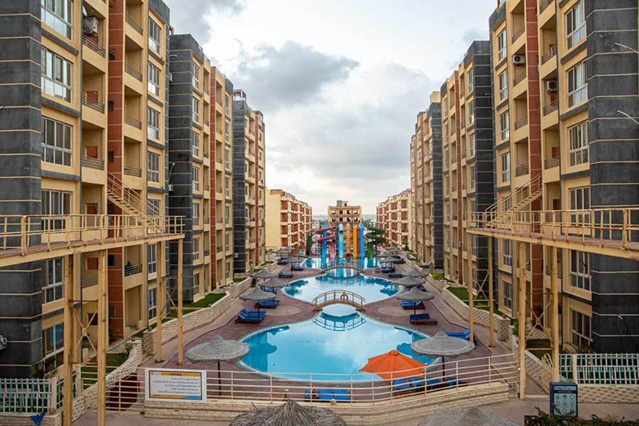Retal View North Coast Aqua Park Hotel El Alamein Buitenkant foto